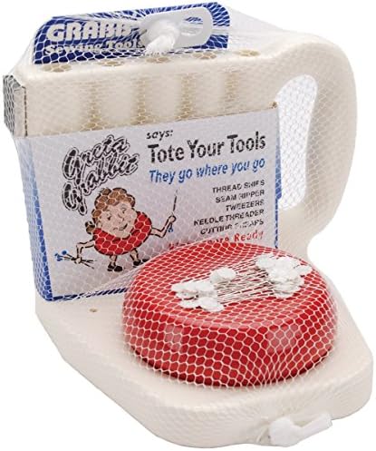Tool Caddy W/Grabbit Pincushion White