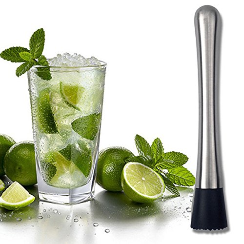 Der Wolf Moon® Cocktail maker set 11 PCE Home Cocktail Making Kit mit Manhattan Cocktail Shaker Bar Maßnahmen, Twisted Bar Löffel, Stößel, Mixer, Flasche Ausgießer, Ice Sieb & Ice Zange + Sexy Cocktails eBook - 3