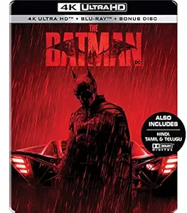 The Batman (2022) (Steelbook) (4K UHD + Blu-ray + Blu-ray Bonus Disc) (3-Disc Set)