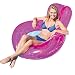 Produktbild WTUS Bestway Luftmatratze 135x114 Aqua Lounge blau zum Liegen im Wasser Farbe wählbar