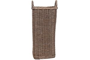 Arthur Cameron – Rapallo Antique Wash Umbrella Stand Woven Basket – Stylish Storage Basket for Your Home (Small)