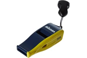 MIKASA Unisex BEATMASTER-NBY professionell visselpipa med snodd (marinblå