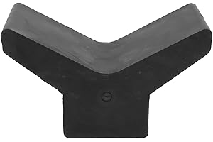 FOCKET Gummi-Bugstopper, Gummi rostet Nicht Standardgröße Bootsanhänger-Bugstopp-Block Bug Y-Block für Skiboote, Fischerboote, Segelboot, Anhänger