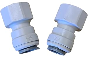 John Guest 2 x 1/2" BSP to 12mm Female Water Adapter