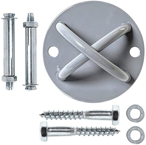 Wall Ceiling Mount Bracket X Mount Accessories Kit for Suspension Straps Body Weight Strength Training Systems Yoga Swings Hammocks Sling Trainer
