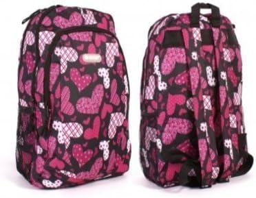 Best Retro Backpacks For College Students | Women and Mens Teenage Youth Boys, Girls Vintage Rucksack Backpack For School Bags, Gym, Travel and Diaper (BLACK FLOWER)