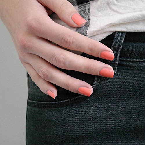 essie Nagellack Gel Effekt Pastelliges Pink ohne UV tart deco Nr. 74 / Ultra deckender Farblack in cremigem Korall 1 x 13,5 ml - 4