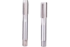 Hainice 1 Paire de tarauds à manivelle pour vélo - Accessoires pour pédale - Droite et Gauche - Argenté