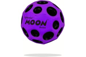 ‎WABOBA Waboba Moon Ball – am Höchsten Springender Gummiball – Patentiertes Original-Design – Ballkrater Erzeugen beim Aufprall EIN knallendes Geräusch – Leicht Greifbar – Flummies für Kinder