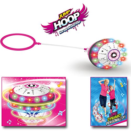 Jump Hoop® LED Farbwechsel Sprungkreisel mit Sound, 2in1 Hüpfspiel thumbnail