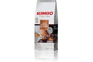 Kimbo Dolce Crema ganze Kaffeebohnen, helle Röstung, 1kg Beutel