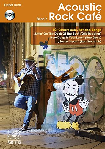 Download Acoustic Rock Café.Band 2. Für Gitarre solo. Mit den Songs Sittin' On The Dock Of The Bay (Otis Redding), How Deep Is Your Love (Bee Gees),Secret Heart (Ron Sexsmith). Mit CD