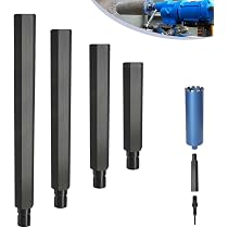 Rallonge de couronne de forage 400 mm avec raccord 1 1/4 UNC, longueur utile 350