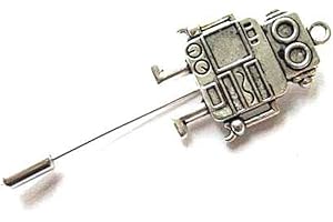 Miniblings Robot Badges pin pin pin Cravate Steampunk 4cm - Cravate de Bijoux de Mode Main Bijoux I M. Hommes Pince à Cravate Clip