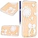 Produktbild FESELE Silikon Schutzhülle für [Samsung Galaxy A3 2017] Silikon Tasche Handy Cover Schutzhülle Dünn Transparent, Samsung Galaxy A3 2017 Bunt Niedlich Kreative Muster Malerei Weich TPU Case Durchsichtig Crystal Case Tasche Flexible Soft Back Cover Gummi Telefonkasten Kratzfeste Scratch-Resistant Etui Bumper für Samsung Galaxy A3 2017 + Blau Eingabestift Stylus Touch Pen-Löwenzahn Schmetterling Kind