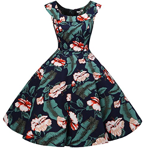 Bbonlinedress Vestidos Mujer De Estilo 1950 Vintage Rockabilly Retro C