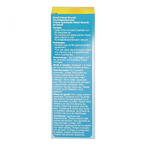 Scholl Velvet Smooth Feuchtigkeitspflege, 1er Pack (1 x 60 ml) - 3