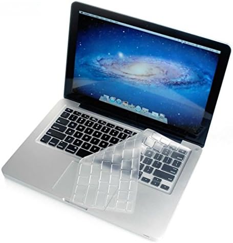 Diadia Ultra Thin Transparent Keyboard Cover Soft TPU Skin for MacBook Pro 13" 15" 17" and MacBook Air 13,Waterproof and Dustproof,(Clear TPU)