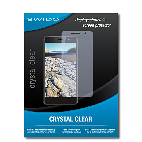 Displayschutz fÃ¼r Gigaset GS170 [4 StÃ¼ck] SWIDO Kristall-Klar, Hoher HÃ¤rtegrad, Blasenfreie Montage / Schutz vor Ã–l, Staub, Fingerabdruck und Kratzer / Folie, Schutzfolie, Displayschutzfolie, Panzerglas Folie, Displayfolie