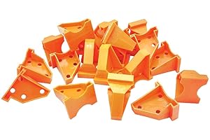 HOOPEVER Flooring Spacers, 20 Pack Laminate Wood Flooring Tools, Floor Spacers with 1/4” and 1/2” Gap, Compatible with Vinyl Plank, Reinrorced Composite Floor, Hardwood & Floating Floor, Stable Triangle