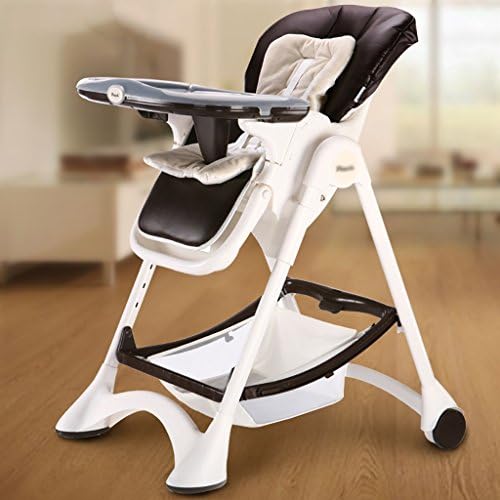 baby high chair Multi-function foldable baby high chair, black portable can lie baby highchairchicco (size: 59 * 80 * 105cm) baby highchair chicco