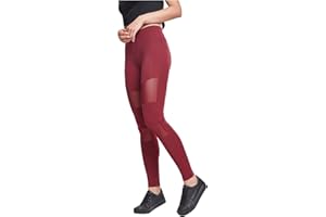 Urban Classics Leggings Mujer Tech Mech Mujer Leggins Negro Pitillo