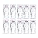 10pcs Portable Multi-functional Baby Infant Child Kids Adhesive Safety Locks Latches Door Cupboard Cabinet Fridge Drawer Locks (White)