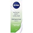 NIVEA Oil Free Moisturising Day Cream (50 ml), Combination and Oily Skin Moisturiser, Mineral Infused Day Cream, Skin Care Essentials