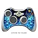 Produktbild GameXcel ®  Xbox 360 Controller Skin - Schutz Vinyl-Aufkleber für X360 nehmen drahtlose Game-Controller - X3 Controller Abziehbild - Blue Deamon [Controller nicht enthalten]