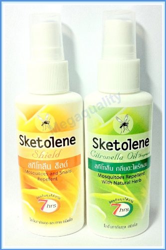 2 x 70 cc. sketolene Anti, Mücken, Insekten Abwehr Spray Effektive 7 HR. + kostenloser Versand weltweit