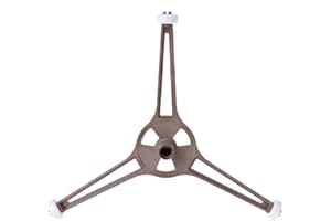 FIICO fivekim Support de Plateau en Forme de Triangle en Plastique pour Four à Micro-Ondes pour Plaque tournante Micro-Ondes à Plaque de Verre Plate de 24,5 cm