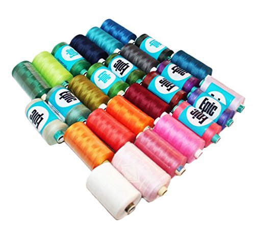 27x Flippig Farben Mix 1000 m Spulen Nähgarn Garn Nähen Stricken