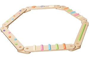 HYGRAD BUILT TO SURVIVE Wooden Balance Beam for Kids – Montessori Balance Board Toy for Toddlers, Indoor Obstacle Course to Build Coordination, Agility & Strength, Educational Gift for Boys & Girls