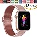 Produktbild Chok Idea Strap Compatible with Apple Watch Armband 40mm 38mm,Nylon Sport Loop Ersatzband Replacement for Apple Watch iWatch Series 4 Series 3 2/1,Rose Pink