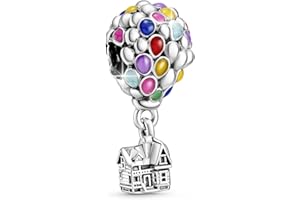 BIZK Damen Urlaub Charm Anhänger für Armband 925 Sterling Silber Charm Bead Pendant für Europäische Armbänder und Halsketten