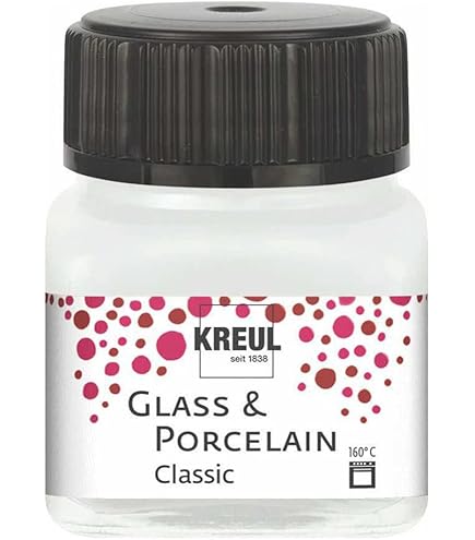 Vernice Kreul Per Vetro E Porcellana - Opaca, Base Acqua, Colore Mocca, 20ml - Foto 10