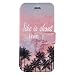 Produktbild Lonchee Huawei Honor 5X Wallet Tasche Brieftasche Schutzhülle ,Gemaltes Muster Design Hochwertige PU Leder Folio Tasche Case Hülle im Bookstyle mit Standfunktion Kredit Kartenfächer (Kokosnussbaum)