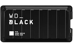 WD_BLACK P50 Game Drive de 4 TB - Velocidades SSD NVMe hasta 2000MB/s - Funciona con PC/Mac y PlayStation