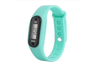 Digital Pedometer Watch Sports Wristwatch, Sbyhbhyds Electronic Student Silicone Bracelet for Kids Children,Activity Tracker Monitor, Outdoors Kilometer Step Counter Stopwatch,LED Backlight