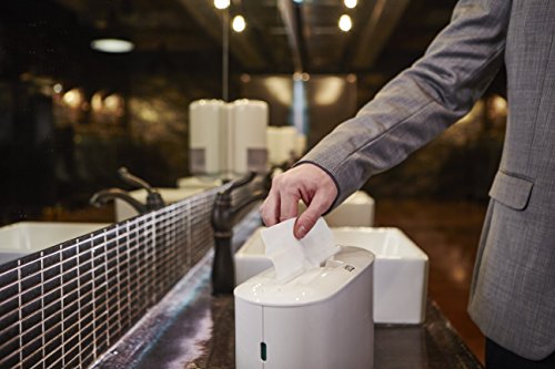 Tork 552200 Xpress Tischspender für H2 Multifold Handtücher im Elevation Design / Papiertuchspender für hygienische Einzeltuchentnahme in weiß - 6