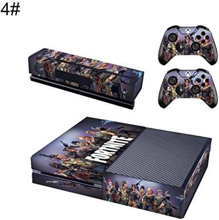 LjQQjDz A Set Fortnite Printed Skin Decal Sticker for Xbox One Game Console Controllers - 4#