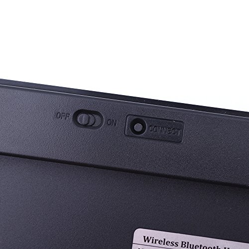 iProtect Bluetooth Wireless Tastatur QWERTZ Keyboard für iOS, Android, Mac und Windows in schwarz - 5
