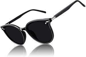 CGID Gafas de Sol Polarizadas Mujer Redondas Grandes 100% Protección UV400