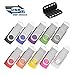 Produktbild EASTBULL USB 2.0 10 stück 10 Farben Transmemory Memory Stick with Usb Tasche (8GB)
