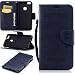 Produktbild LMAZWUFULM Hülle für Huawei P10 Lite PU Leder Magnetverschluss Brieftasche Lederhülle Wütend Kleiner Bär Prägung Design von Book style mit Stent-Funktion und Karten Slot Ledertasche Flip Cover für Huawei P10 Lite Dunkelblau