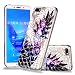 Produktbild HopMore Huawei Y5 2018 Hülle Silikon Transparent Durchsichtig Clear Muster Design Bumper Ultra Dünn Slim TPU Handyhülle Kawaii One Piece Schutzhülle Case Cover - A