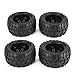 Produktbild WEINANA 4pcs 150mm Felge und Reifen für 1/8 Monster Truck Traxxas HSP E-MAXX Savage Flux Racing RC Autozubehör