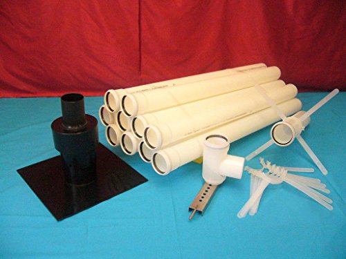 Preisvergleich Produktbild Kunststoffabgasanlage aus PP (Polypropylen) 10 Meter