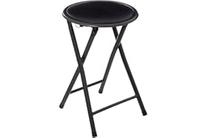 5 FIVE SIMPLY SMART Czarny taboret składany