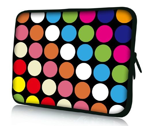 PEDEA Design Schutzhülle Notebook Tasche bis 13,3 Zoll (33,7cm), Color Points